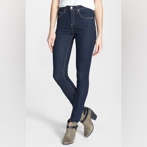 Rag & Bone Justine Skinny High Rise Jeans in Harrow